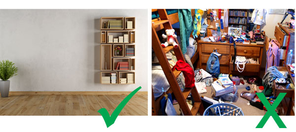 Tidy Room v Messy Room for Remote Speech